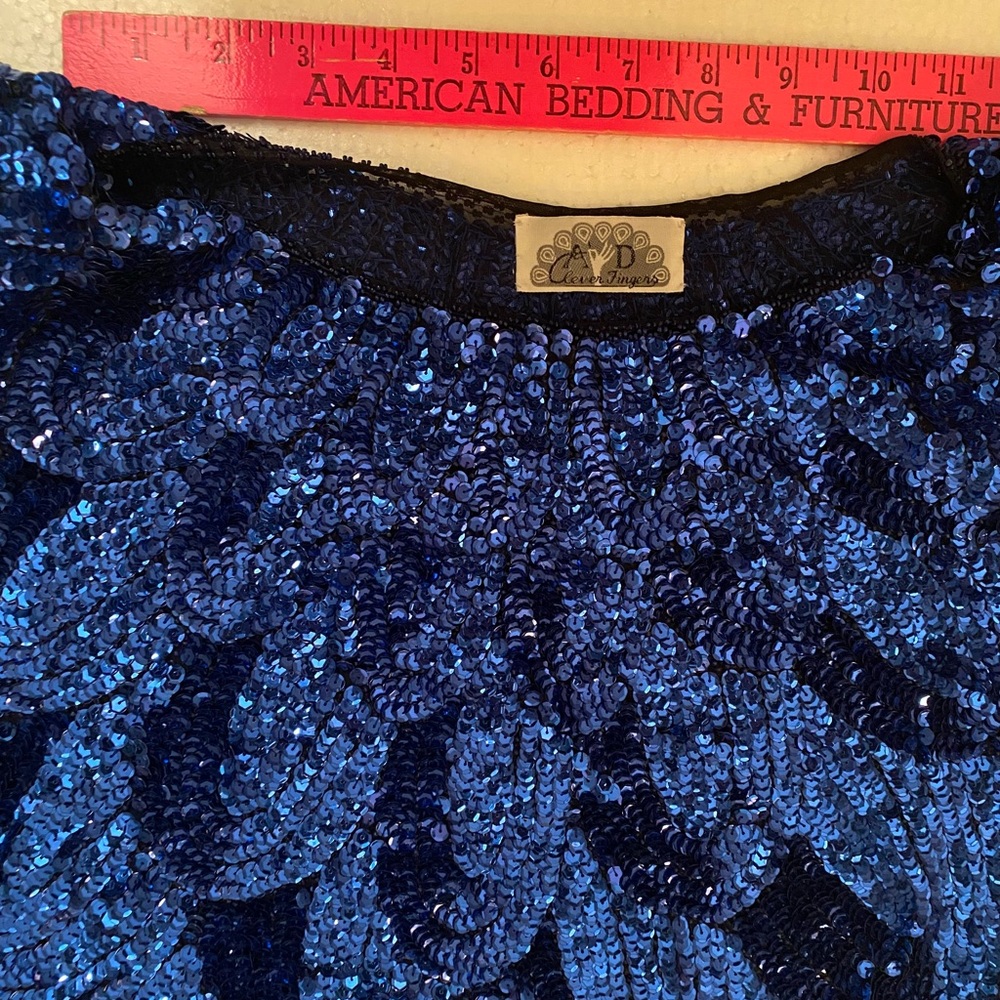 Beautiful, Brand New, Intricate, Sequined Top - Picture 12 of 12
